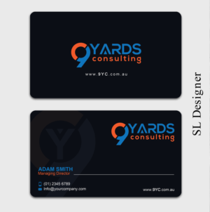 Design de Carte de Visite par SL Designer pour 9Yards Consulting | Design : #15136027