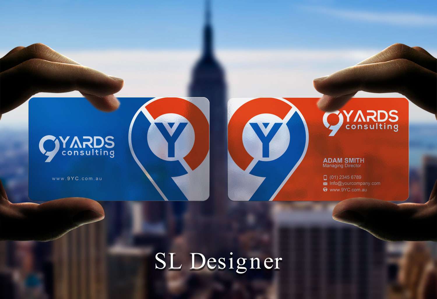 Design de Carte de Visite par SL Designer pour 9Yards Consulting | Design #15136951