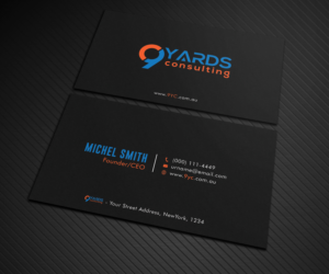 Business Card Design by Graphic Flame for 9Yards Consulting | Design: #15138170