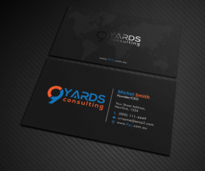 Business Card Design by Graphic Flame for 9Yards Consulting | Design: #15138173