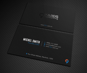Business Card Design by Graphic Flame for 9Yards Consulting | Design: #15138174