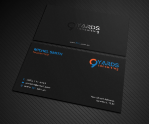 Business Card Design by Graphic Flame for 9Yards Consulting | Design: #15138175