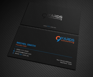 Business Card Design by Graphic Flame for 9Yards Consulting | Design: #15138183