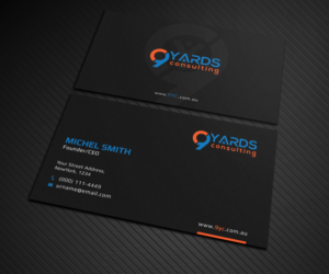 Business Card Design by Graphic Flame for 9Yards Consulting | Design: #15138184