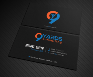 Business Card Design by Graphic Flame for 9Yards Consulting | Design: #15138198