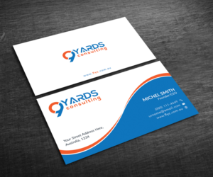 Business Card Design by Graphic Flame for 9Yards Consulting | Design: #15149977