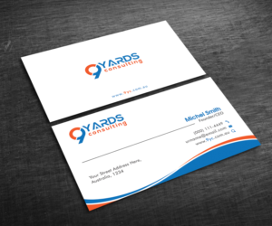 Business Card Design by Graphic Flame for 9Yards Consulting | Design: #15149978