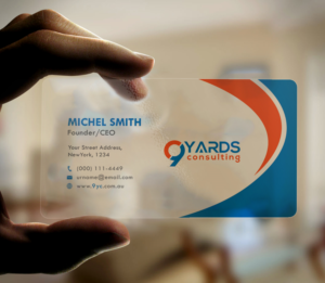 Business Card Design by Graphic Flame for 9Yards Consulting | Design: #15149983