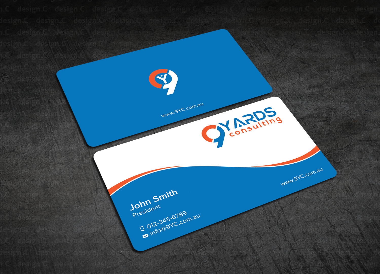 Business Card Design by design_C. for 9Yards Consulting | Design #15142763