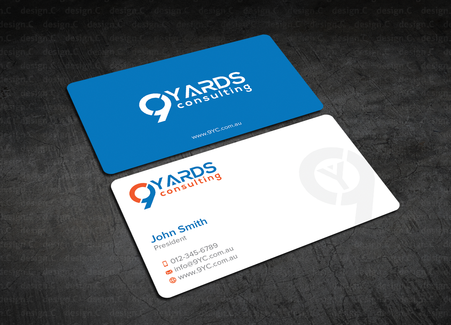 Business Card Design by design_C. for 9Yards Consulting | Design #15142772