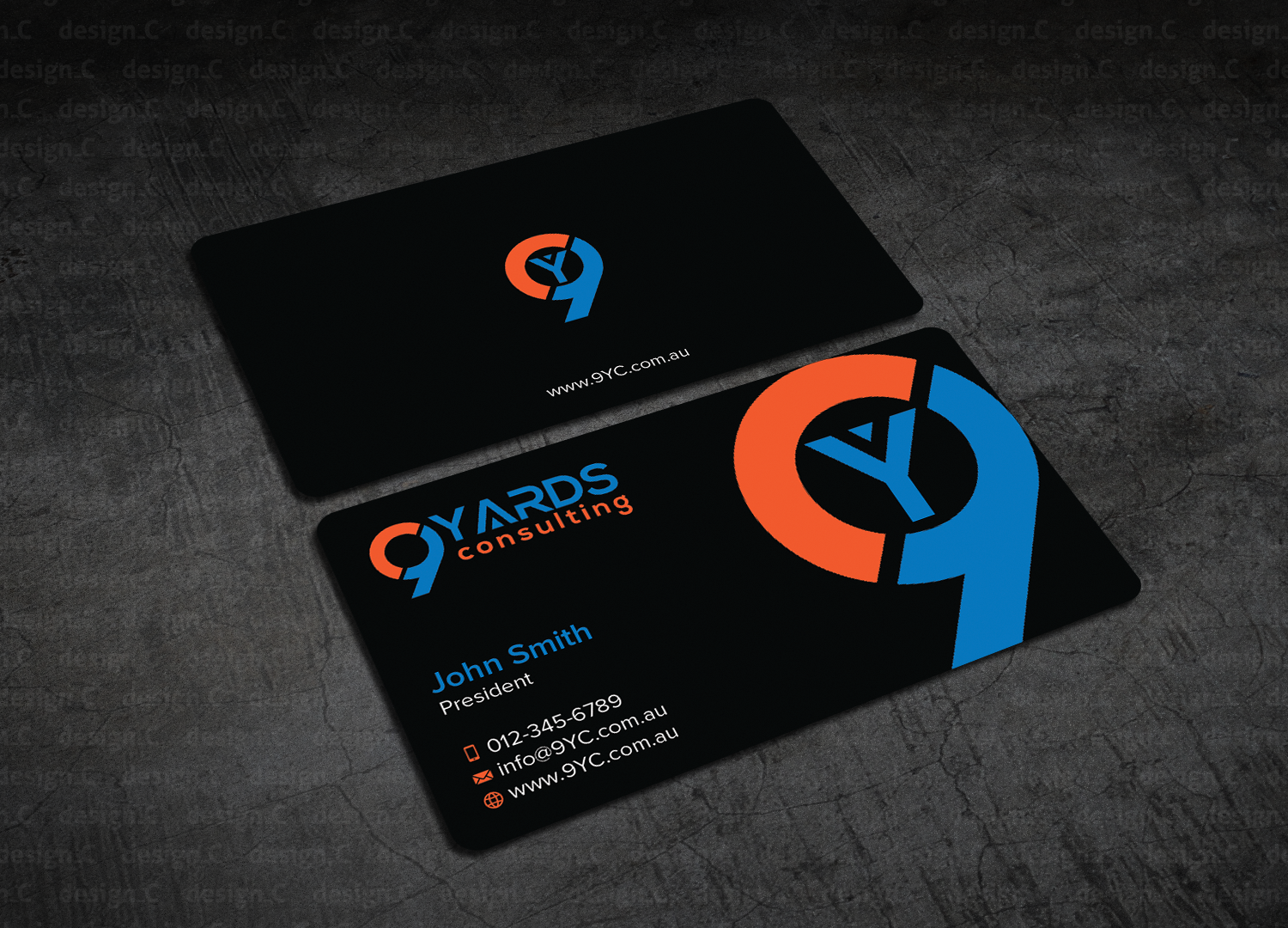 Business Card Design by design_C. for 9Yards Consulting | Design #15142785