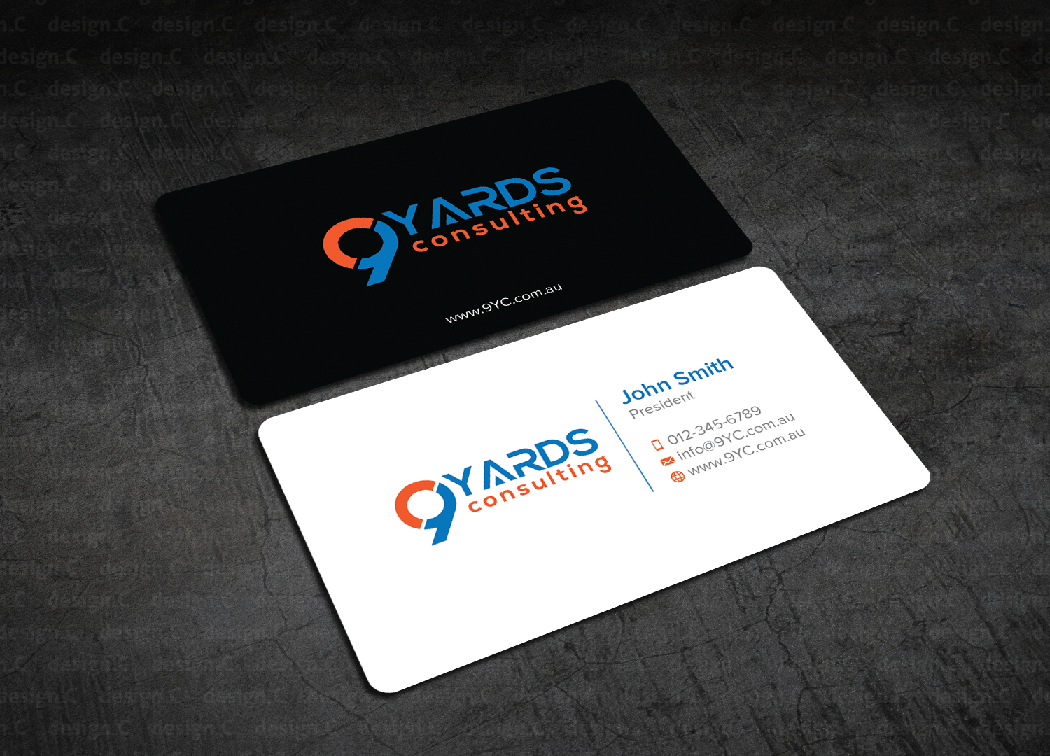 Business Card Design by design_C. for 9Yards Consulting | Design #15142792