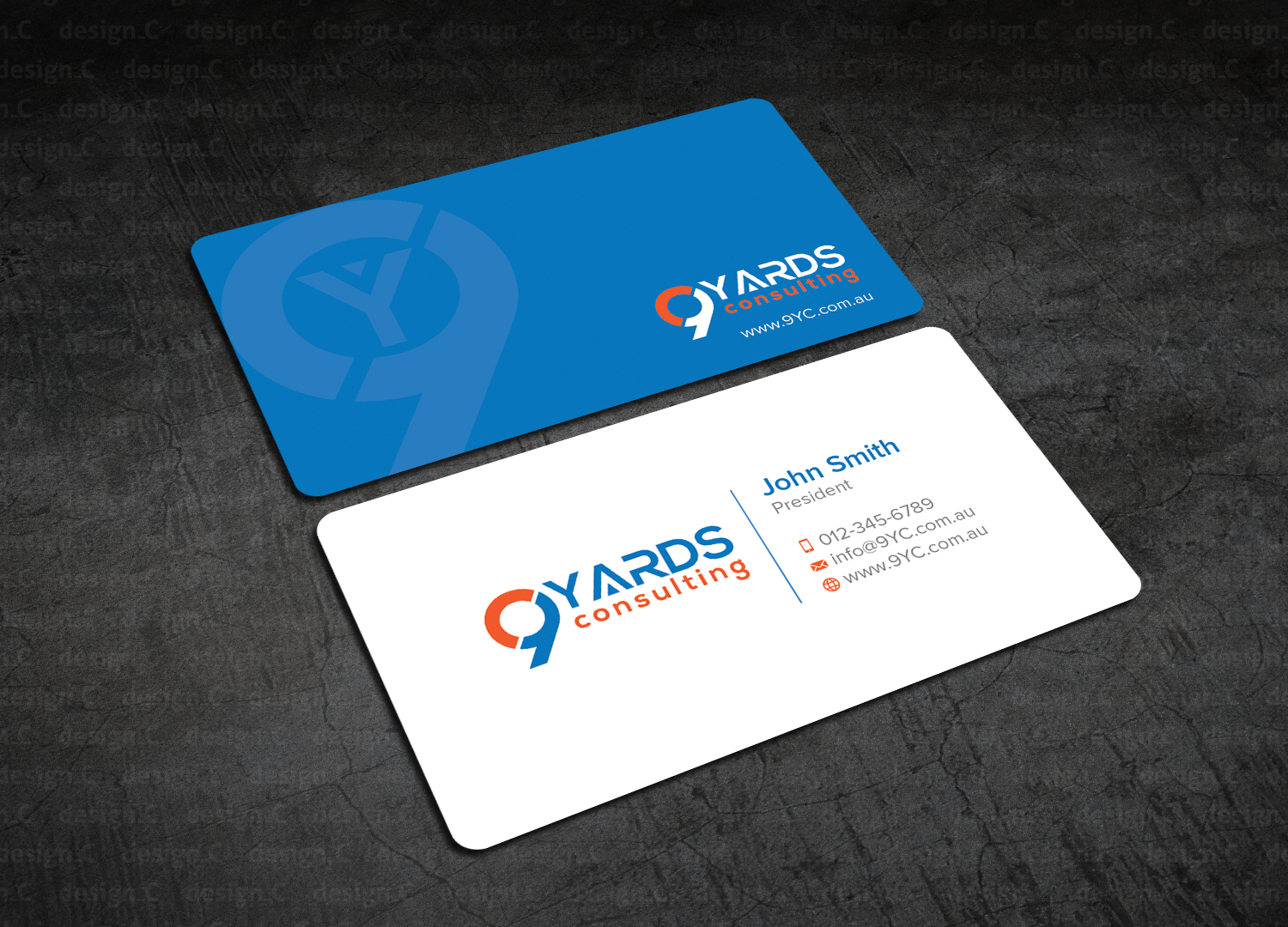 Business Card Design by design_C. for 9Yards Consulting | Design #15142793