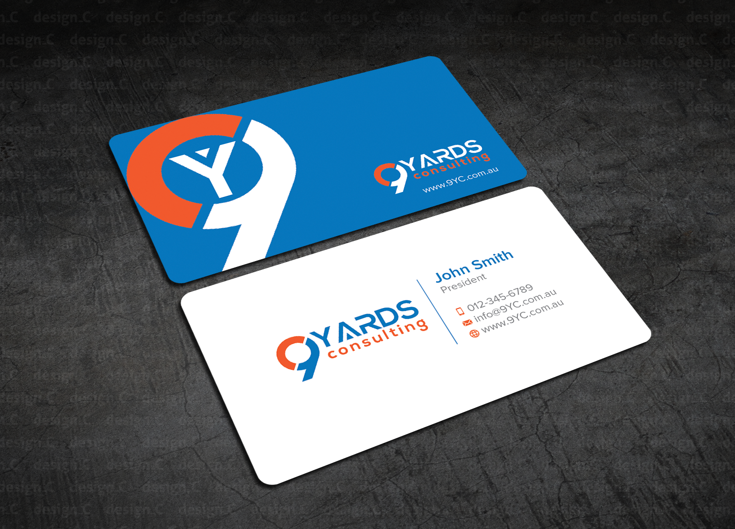 Business Card Design by design_C. for 9Yards Consulting | Design #15142794