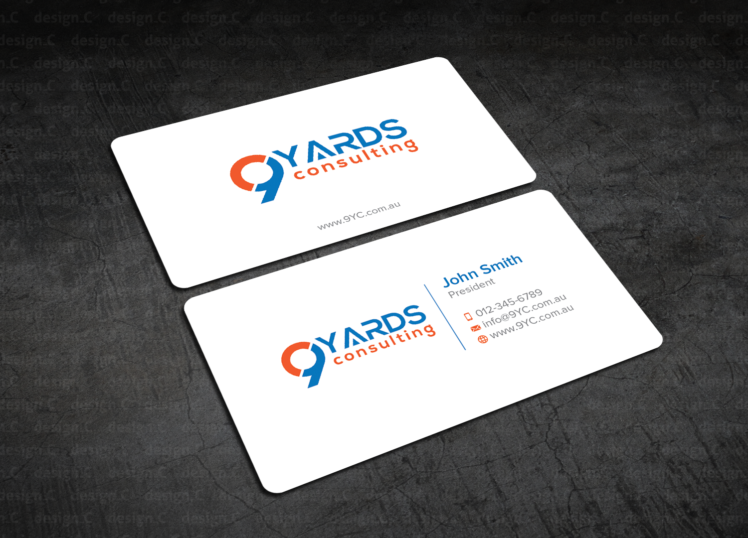 Business Card Design by design_C. for 9Yards Consulting | Design #15142796
