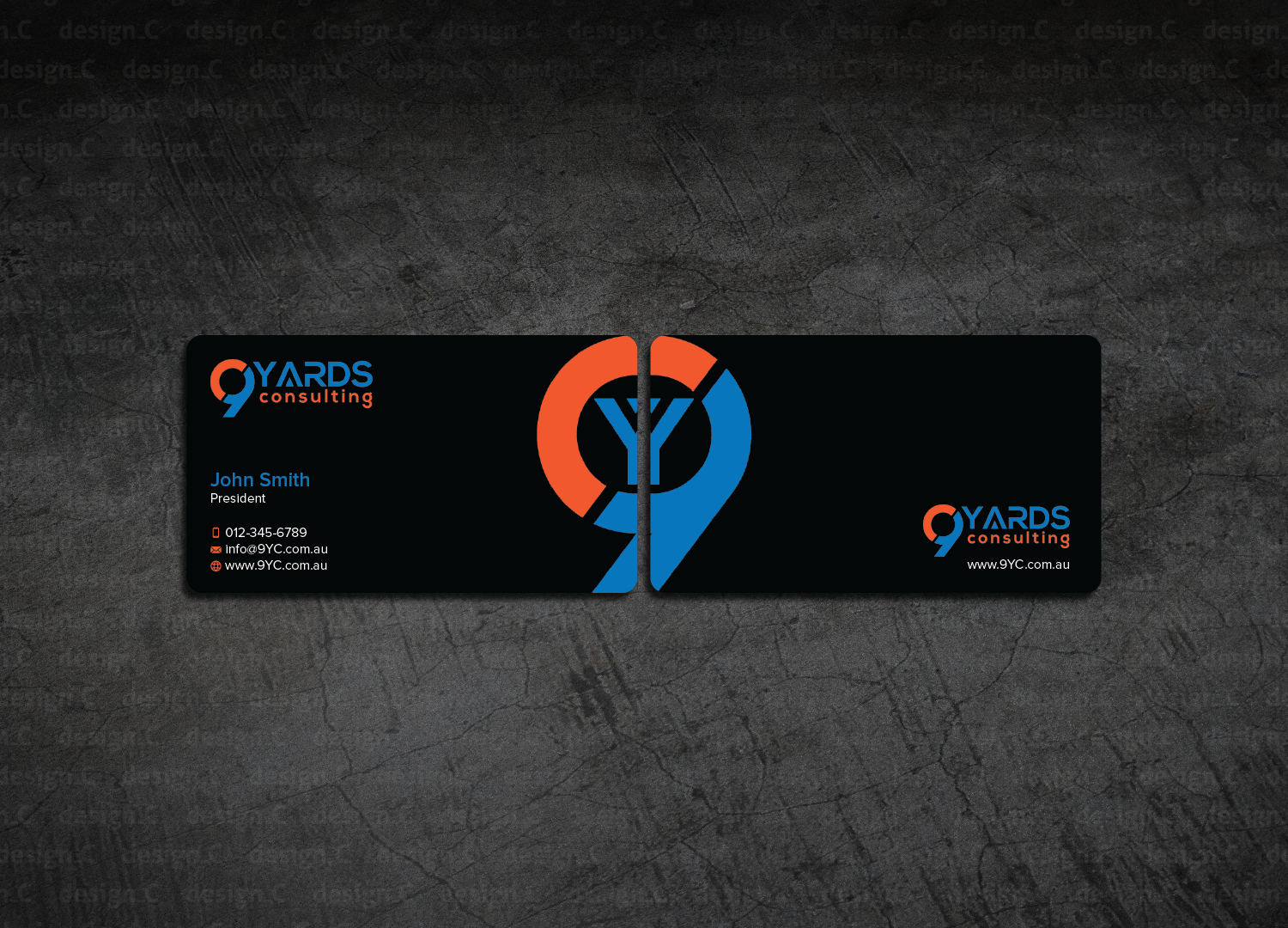 Business Card Design by design_C. for 9Yards Consulting | Design #15142838