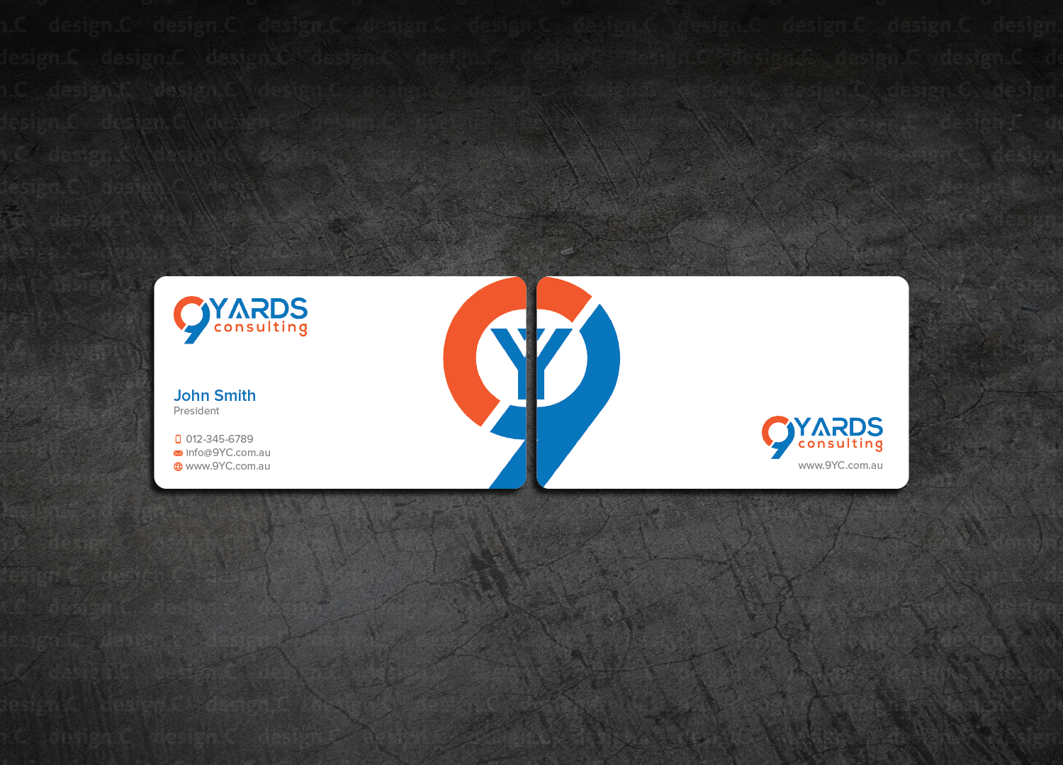 Business Card Design by design_C. for 9Yards Consulting | Design #15142840