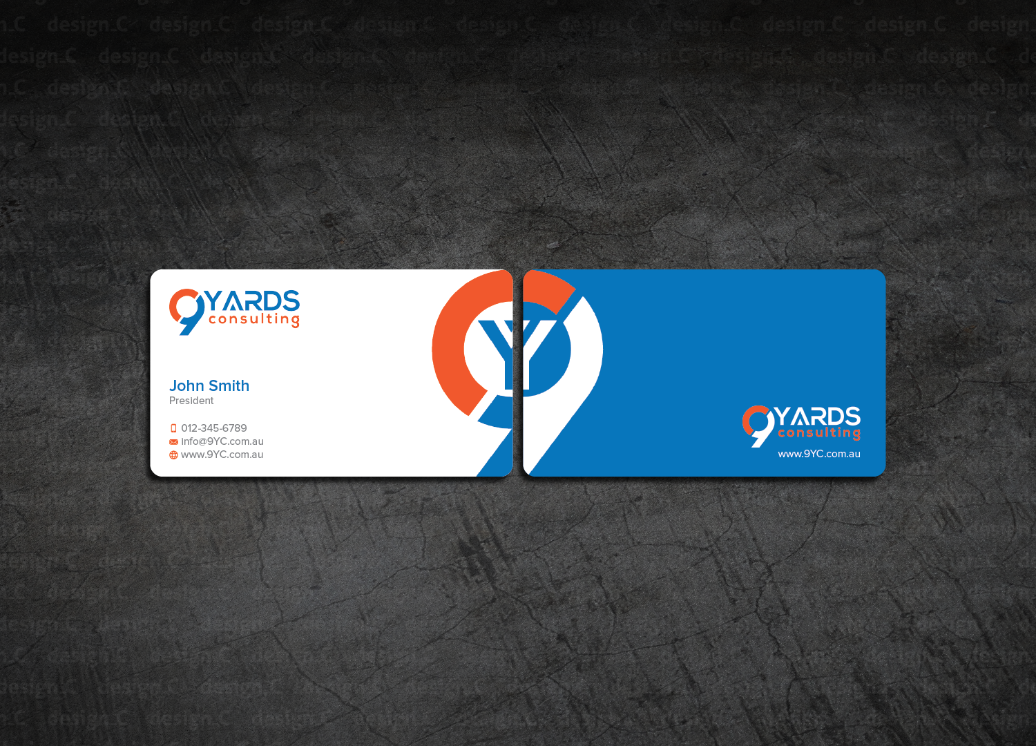 Business Card Design by design_C. for 9Yards Consulting | Design #15142841