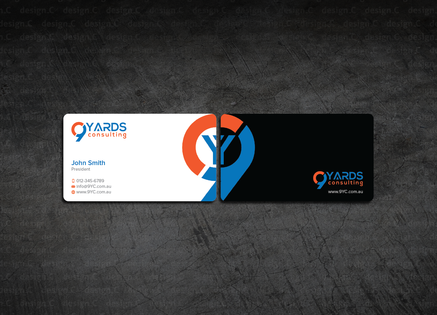 Business Card Design by design_C. for 9Yards Consulting | Design #15142847