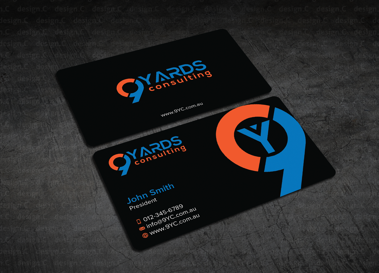 Business Card Design by design_C. for 9Yards Consulting | Design #15147330