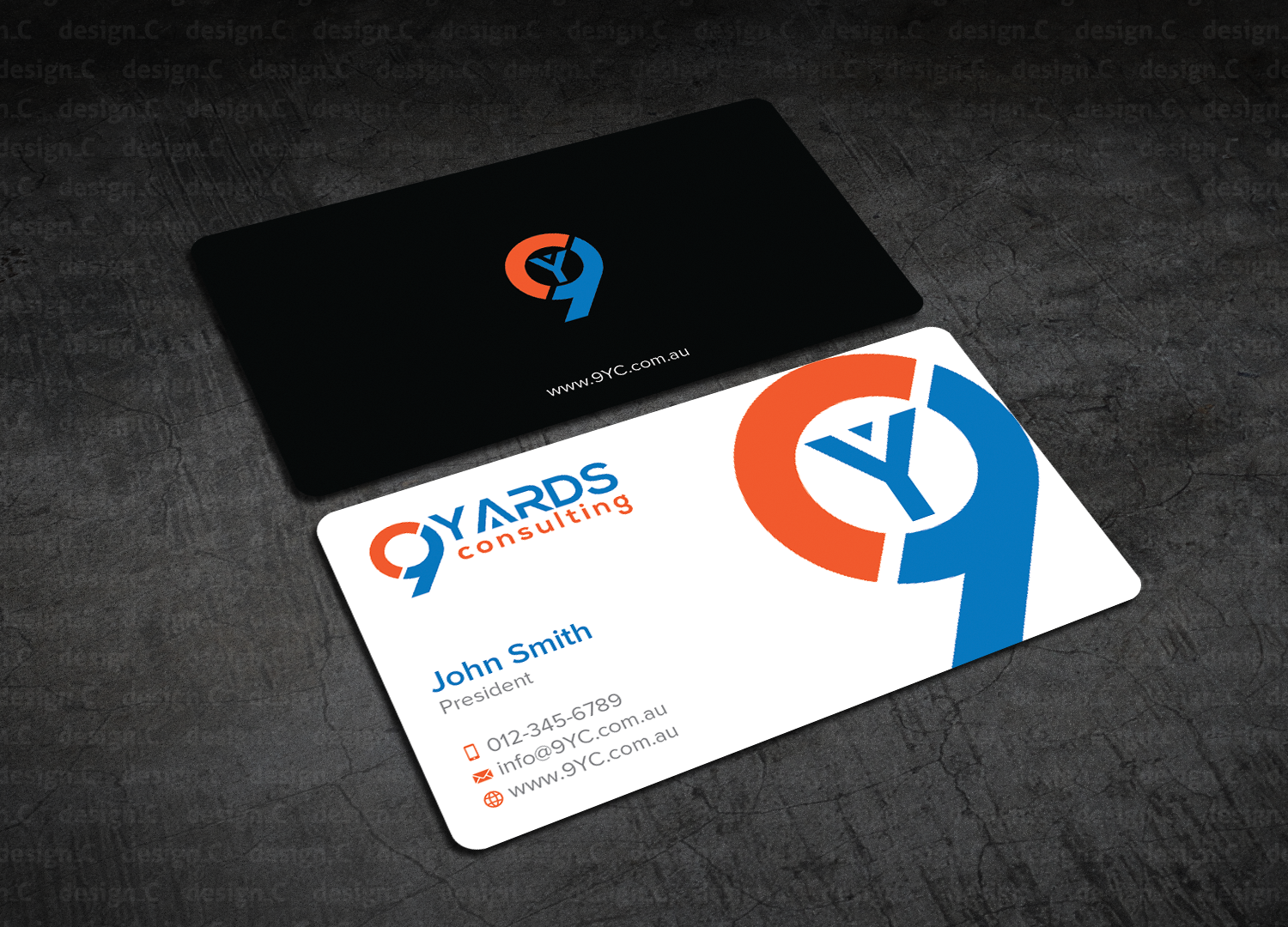 Business Card Design by design_C. for 9Yards Consulting | Design #15147334