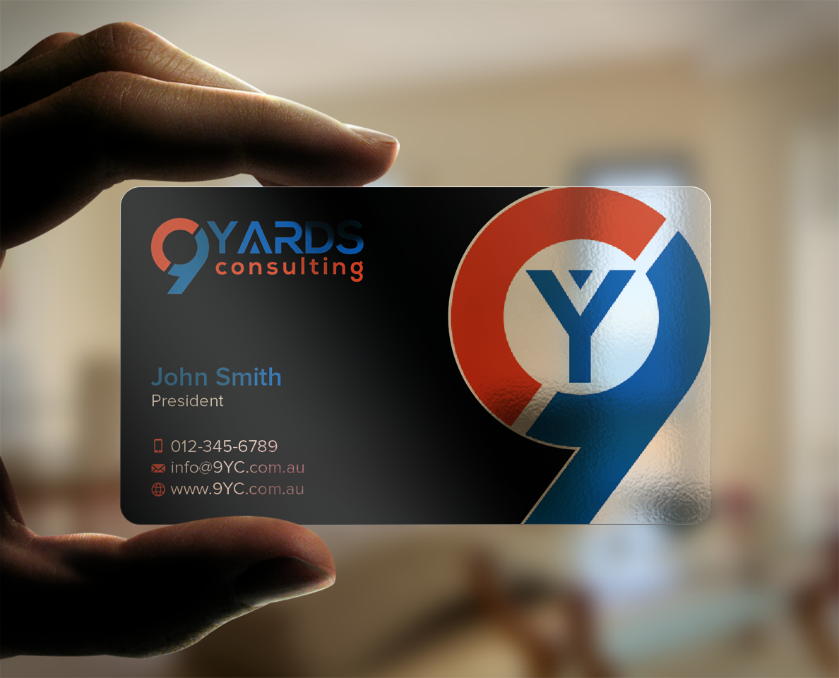 Business Card Design by design_C. for 9Yards Consulting | Design #15147474