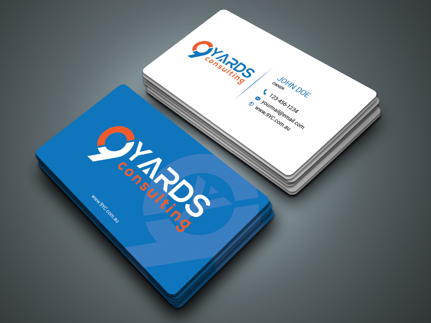 Diseño de Tarjeta de Presentación por zahidrabby.bigc para 9Yards Consulting | Diseño #15151661