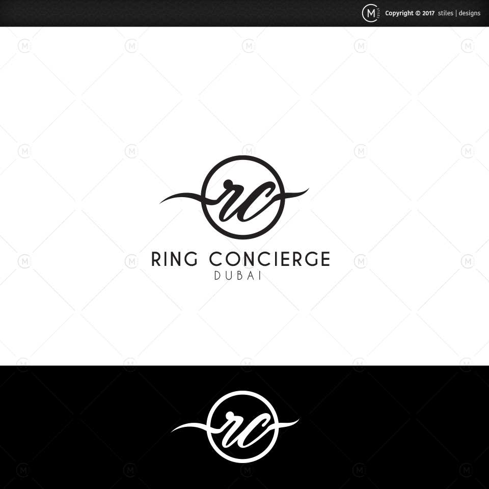 Elegant, Serious, Business Logo Design for Ring Concierge Dubai/ RC ...