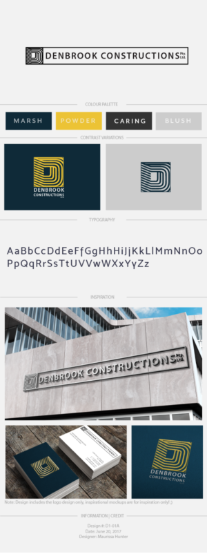 Denbrook Constructions | Design de Logo par Maurissahunter