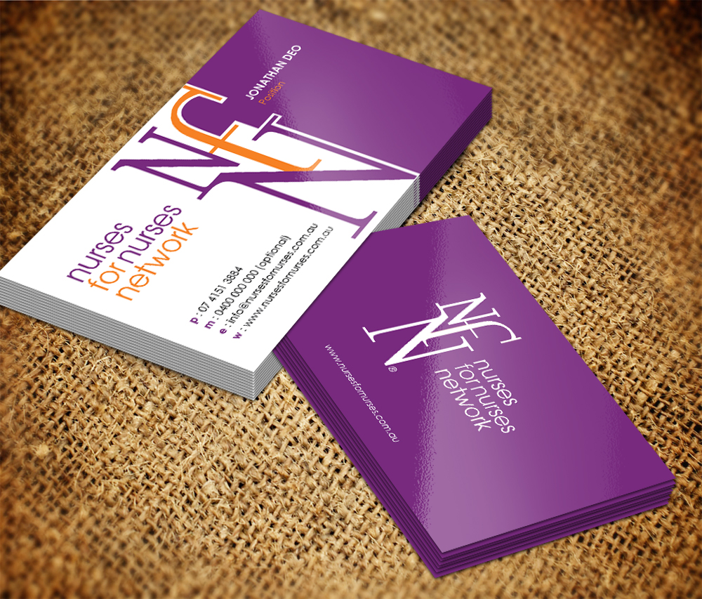 Business Card Design by Sarmishtha Chattopadhyay_loginchange for The Nurses for Nurses Network | Design #15117764