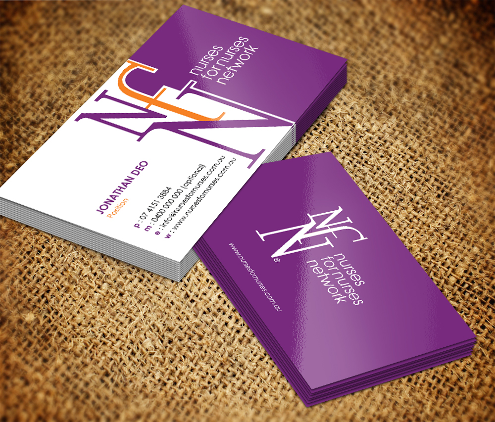 Diseño de Tarjeta de Presentación por Sarmishtha Chattopadhyay_loginchange para The Nurses for Nurses Network | Diseño: #15150617