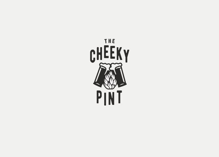 Logo Design by Mandy Illustrator for The Cheeky Pint | Design #15194696