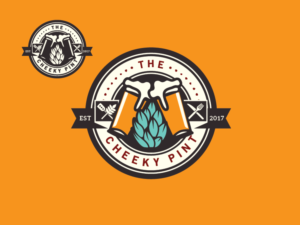 Logo Design by Mandy Illustrator for The Cheeky Pint | Design: #15406857
