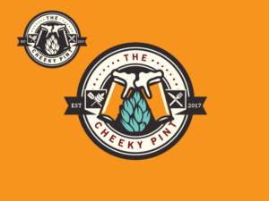 Logo Design by Mandy Illustrator for The Cheeky Pint | Design: #15448501