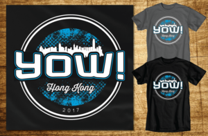 T-shirt Design for Software Developer Conference - YOW! Hong Kong 2017 | Diseño de Camiseta por CoffeeBreak88