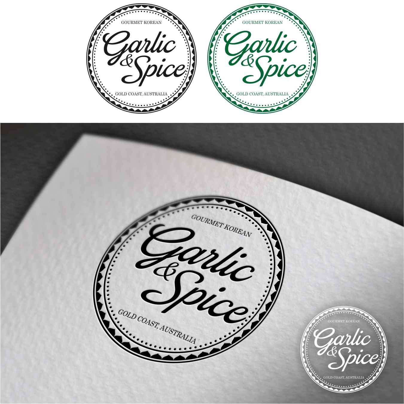 Logo Design by bluntz for Garlic & Spice | Design: #15110551