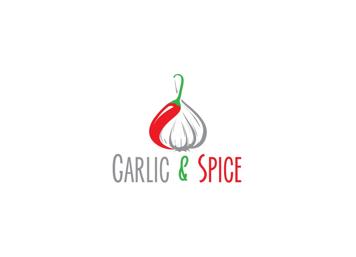 Diseño de Logo por creative.bugs para Garlic & Spice | Diseño #15114109