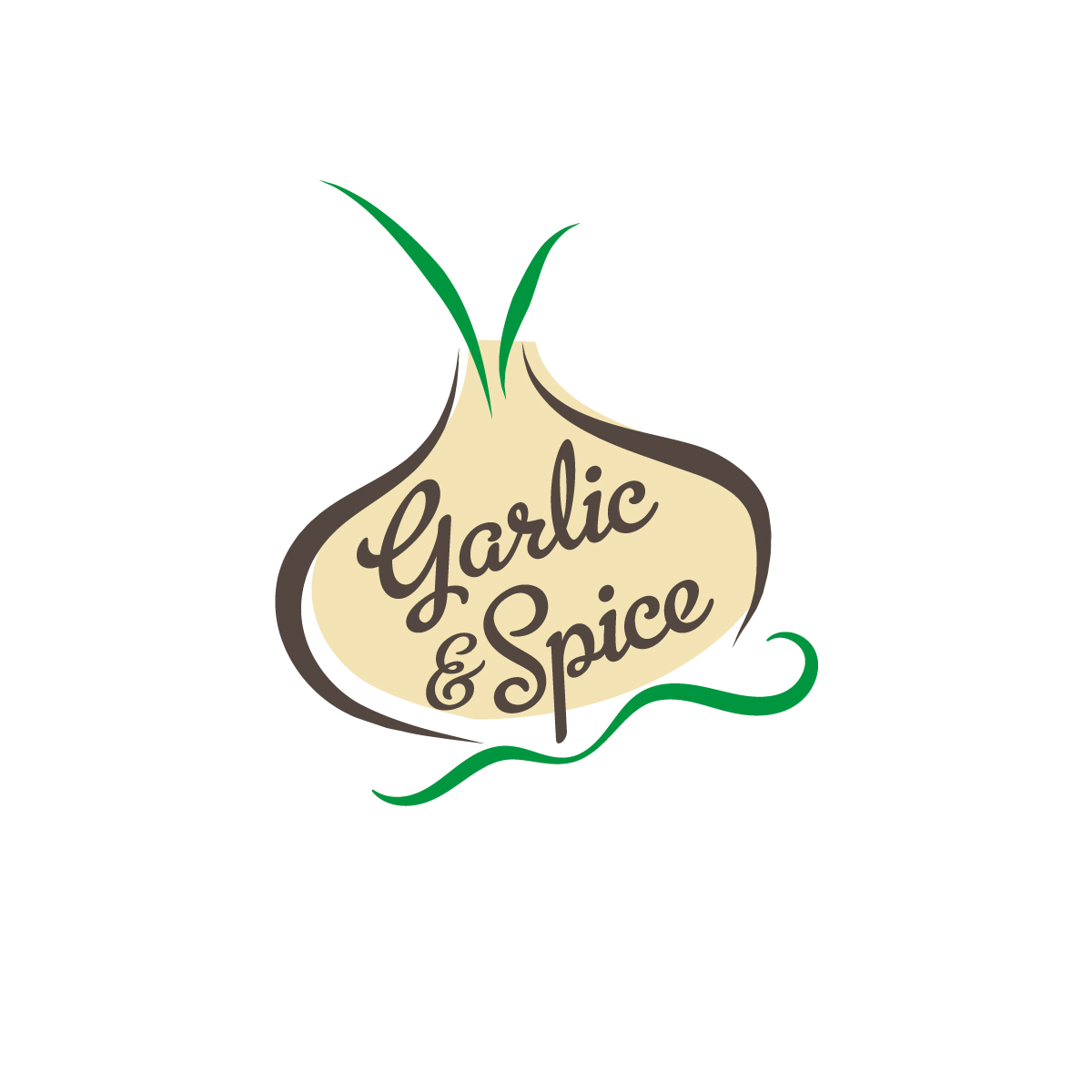 Logo Design by Stephanie Soon for Garlic & Spice | Design #15139530
