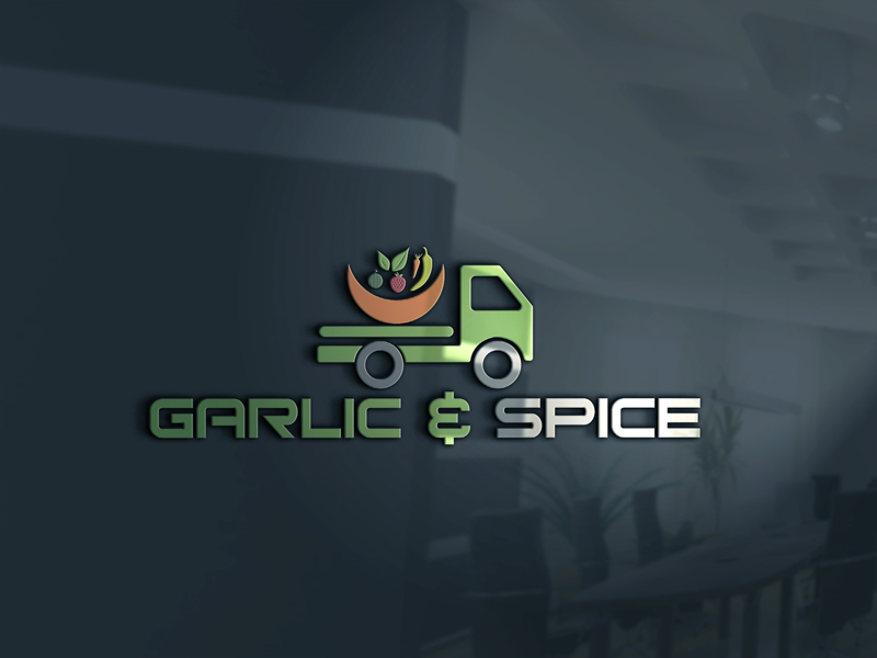 Logo Design by {Backspace} for Garlic & Spice | Design #15123023
