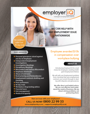 Design de Flyer par alex989 pour SK Employment Law | Design : #15113753