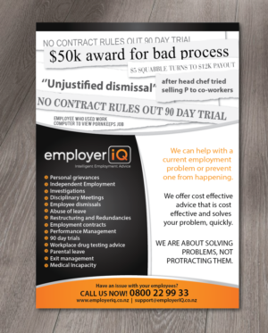 Design de Flyer par alex989 pour SK Employment Law | Design : #15180010