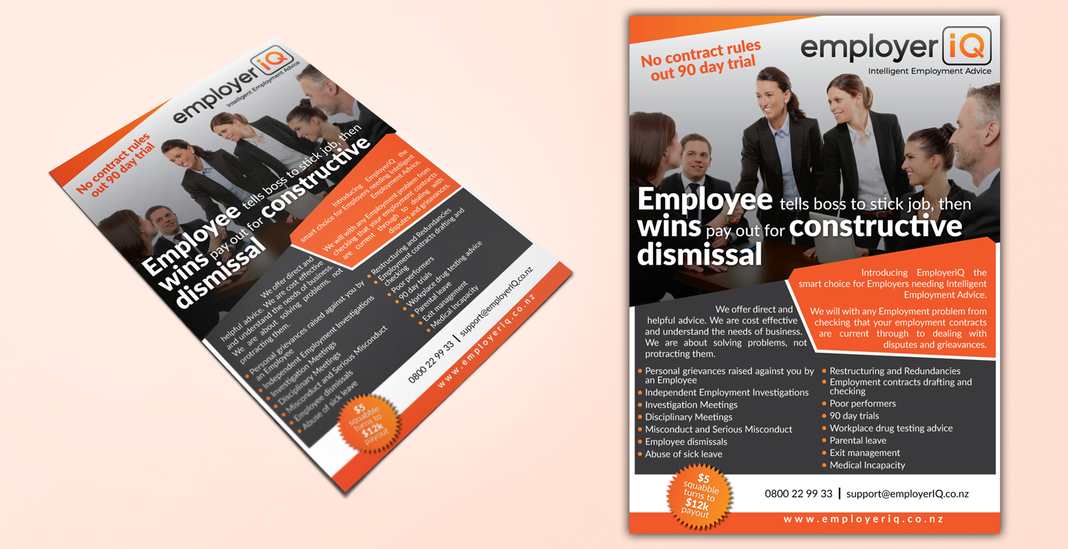Flyer Design by Impressive Sol for SK Employment Law | Design #15113895