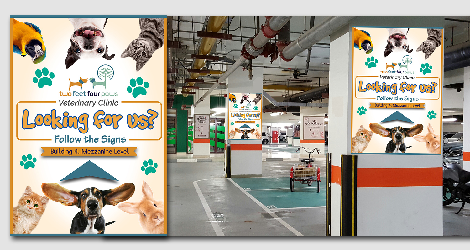 Poster-Design von Lesaba Design für 2Feet4Paws | Design #15161696