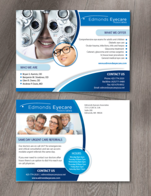 Brochure Design by alex989 for Edmonds Eyecare Associates | Design: #15112837