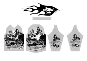 Design for Riding Jerseys used for riding dirt bikes, ATV's, UTV's and Sandrails. 