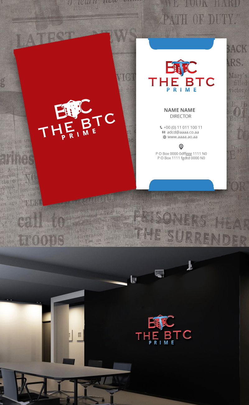 Logo Design by zebronicgraphic for thebtcprime | Design #15140459