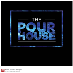 The Pour House  | Logo Design by Noche designs