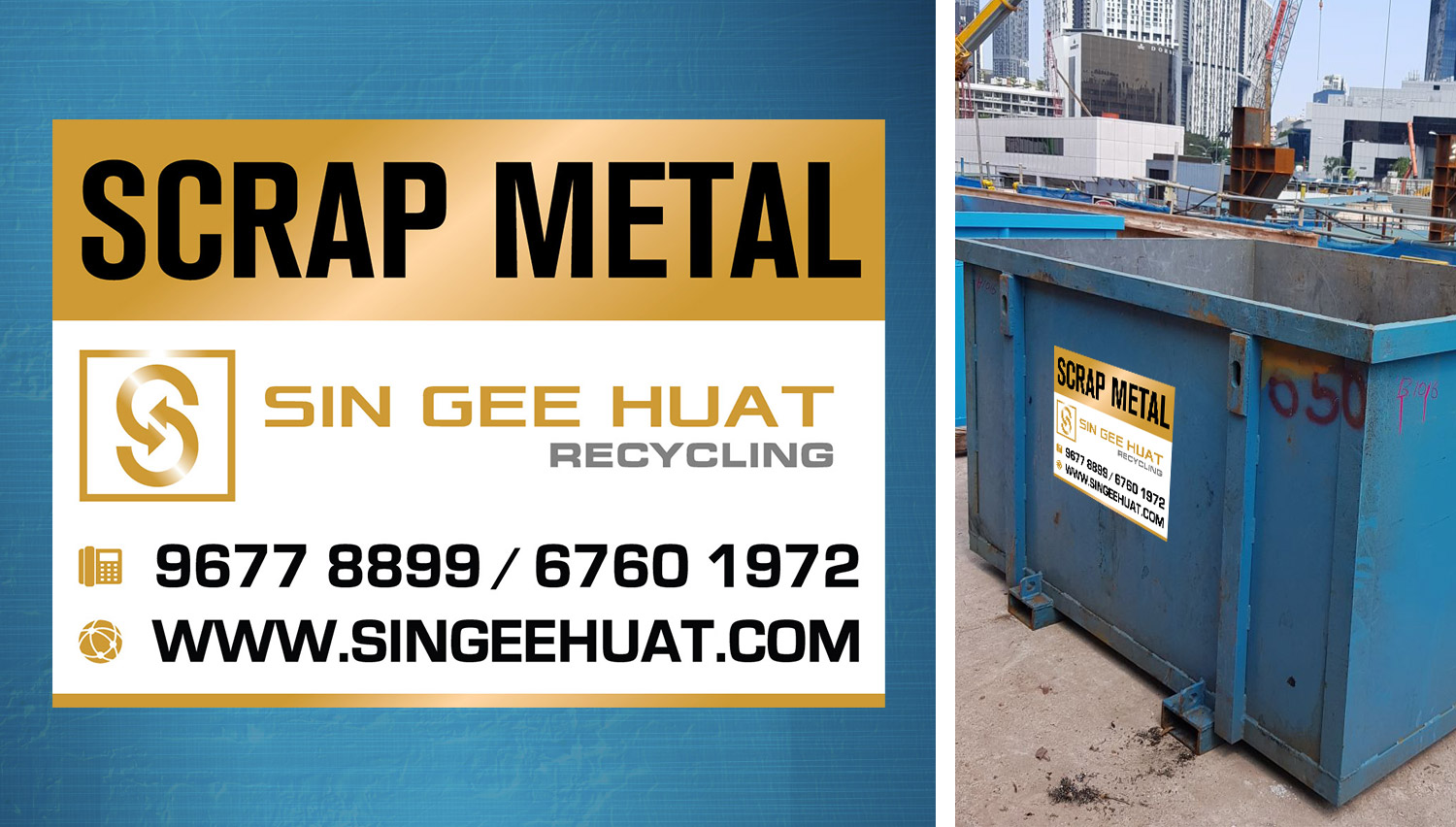 Diseño de Sticker por Mila@CreativeMotions.com para Sin Gee Huat Recycling | Diseño: #15160901