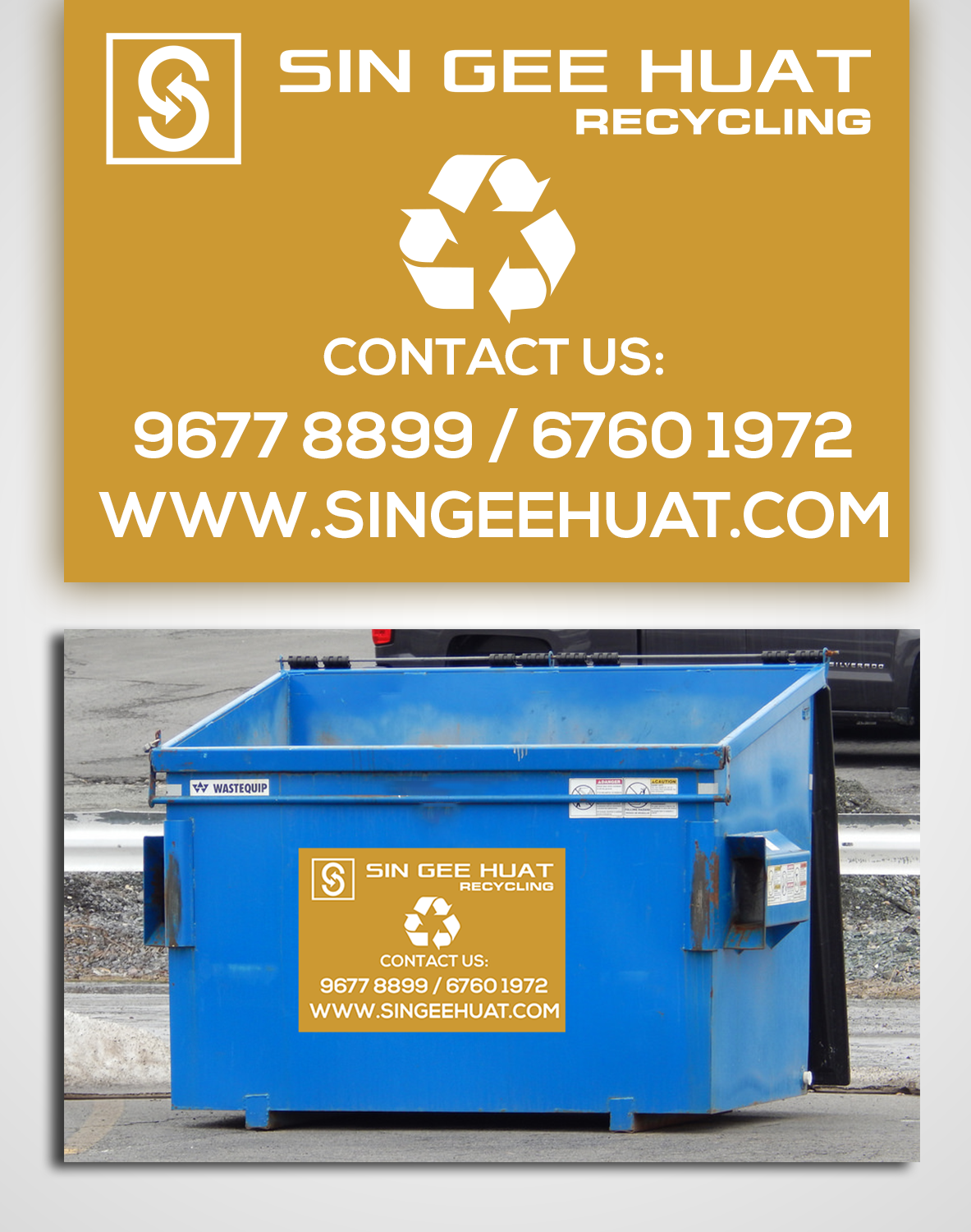 Diseño de Sticker por Kristina Andonoff para Sin Gee Huat Recycling | Diseño #15159035