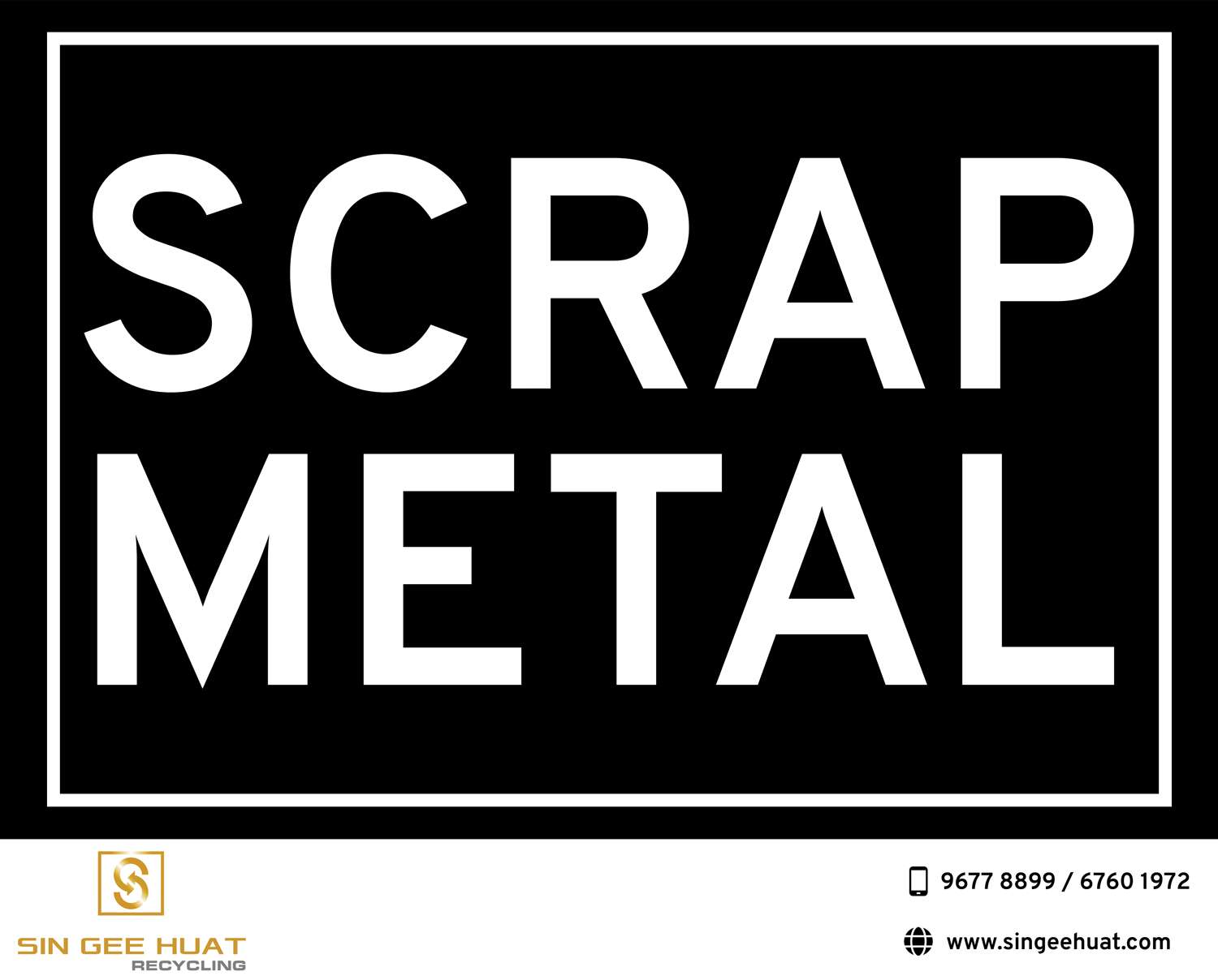 Sticker Design by Adham.ashraf for Sin Gee Huat Recycling | Design #15113325